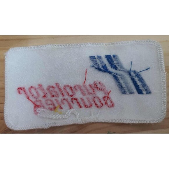 Vintage Purolator Courrier Embroidered Patch - Classic Delivery Service Logo - Picture 2 of 2